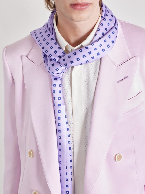Double-Breasted Silk-Gabardine Blazer - CU Double-Breasted Silk-Gabardine Blazer - CU