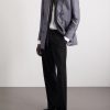 Double-Breasted Silk Blazer - OU Double-Breasted Silk Blazer - OU