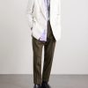 Double-Breasted Silk-Gabardine Blazer - OU Double-Breasted Silk-Gabardine Blazer - OU