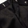 Straight-Leg Pleated Satin Trousers - E1