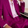 Wide-Leg Wool-Twill Pleated Suit Trousers - CU