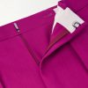 Wide-Leg Wool-Twill Pleated Suit Trousers - E1