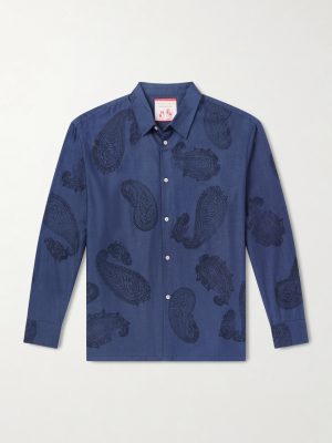 + Nanamica Paisley-Print Cotton-Twill Shirt + Nanamica Paisley-Print Cotton-Twill Shirt