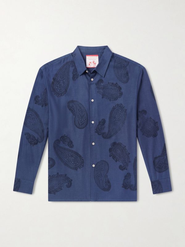 + Nanamica Paisley-Print Cotton-Twill Shirt
