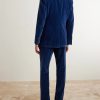 Cotton-Velvet Tuxedo Jacket - BK Cotton-Velvet Tuxedo Jacket - BK