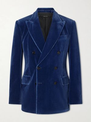 Cotton-Velvet Tuxedo Jacket