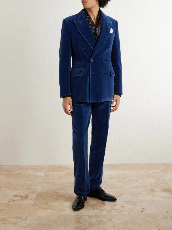 Cotton-Velvet Tuxedo Jacket - OU Cotton-Velvet Tuxedo Jacket - OU