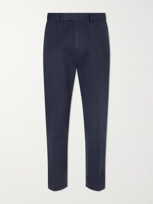 Straight-Leg Cotton-Drill Trousers Straight-Leg Cotton-Drill Trousers