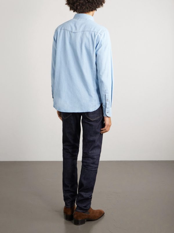 Cotton-Chambray Shirt - BK Cotton-Chambray Shirt - BK