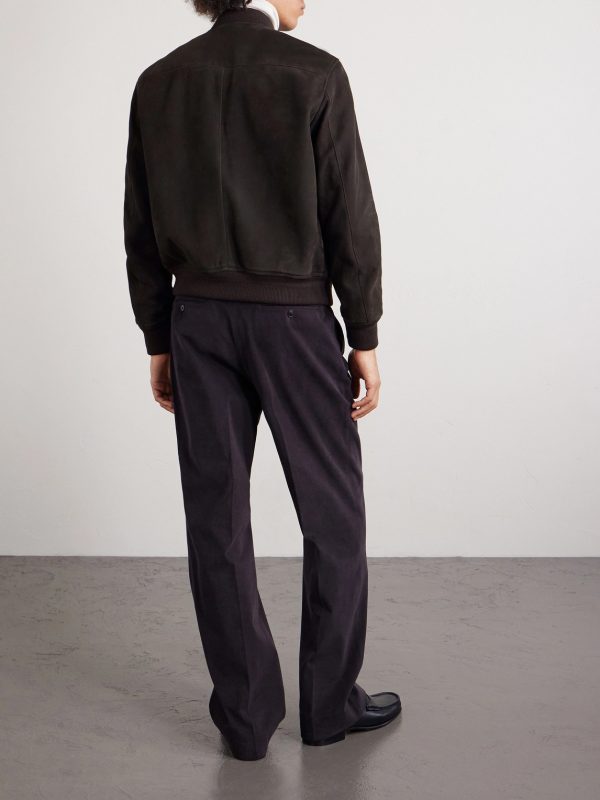 Suede Bomber Jacket - BK