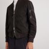 Suede Bomber Jacket - FR