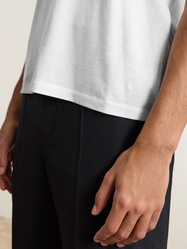 Lyocell and Cotton-Blend T-Shirt - CU Lyocell and Cotton-Blend T-Shirt - CU