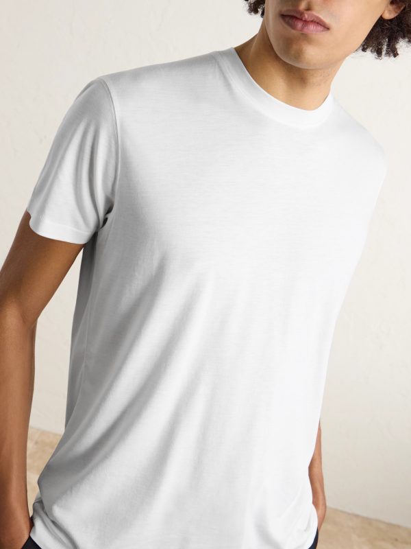 Lyocell and Cotton-Blend T-Shirt - FR Lyocell and Cotton-Blend T-Shirt - FR