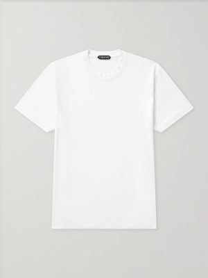 Lyocell and Cotton-Blend T-Shirt Lyocell and Cotton-Blend T-Shirt