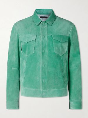 Slim-Fit Suede Jacket Slim-Fit Suede Jacket