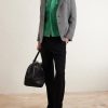 Slim-Fit Suede Jacket - OU