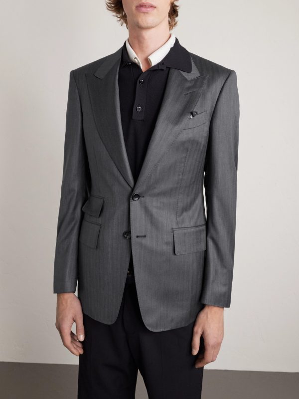 Shelton Wool and Silk-Blend Suit Jacket - FR Shelton Wool and Silk-Blend Suit Jacket - FR
