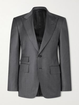 Shelton Wool and Silk-Blend Suit Jacket Shelton Wool and Silk-Blend Suit Jacket