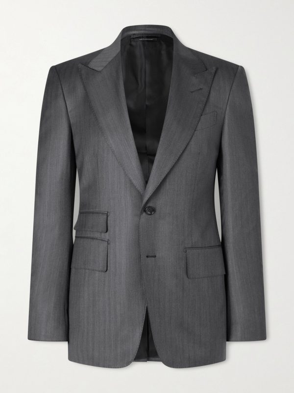Shelton Wool and Silk-Blend Suit Jacket Shelton Wool and Silk-Blend Suit Jacket