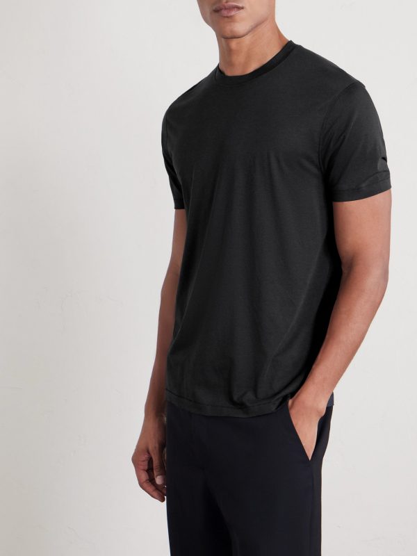 Lyocell and Cotton-Blend T-Shirt - FR Lyocell and Cotton-Blend T-Shirt - FR