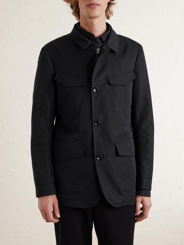 Cotton-Blend Field Jacket - FR