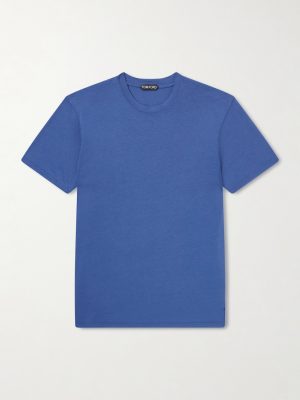 Lyocell and Cotton-Blend T-Shirt Lyocell and Cotton-Blend T-Shirt