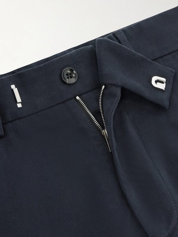 Straight-Leg Brushed Cotton-Drill Shorts - E1 Straight-Leg Brushed Cotton-Drill Shorts - E1