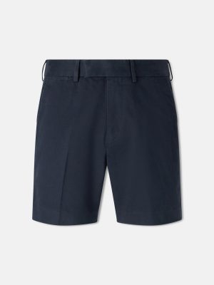Straight-Leg Brushed Cotton-Drill Shorts Straight-Leg Brushed Cotton-Drill Shorts