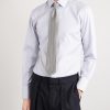 Slim-Fit Cutaway-Collar Houndstooth Cotton Shirt - FR