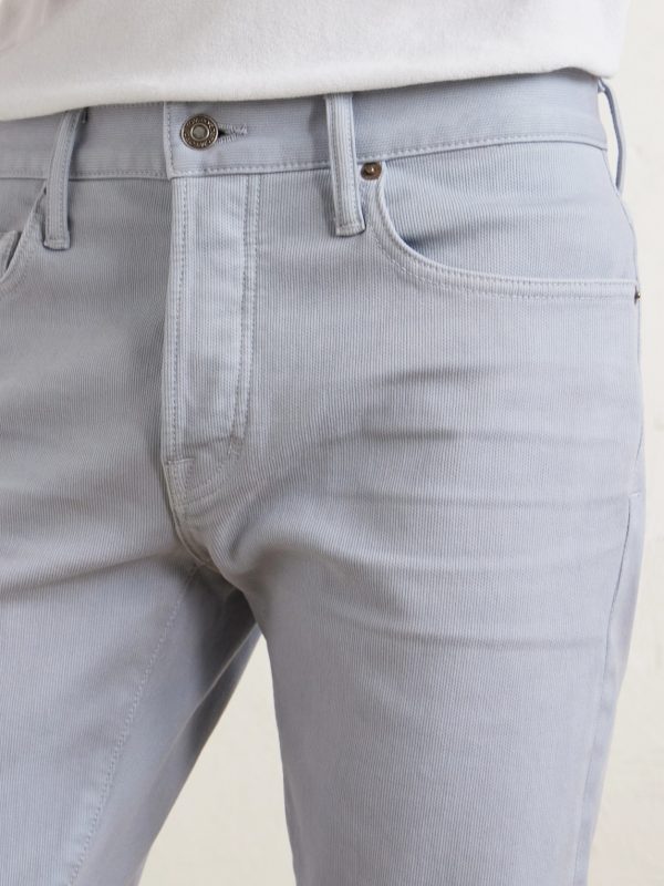 Slim-Fit Straight-Leg Cotton-Blend Trousers - E1 Slim-Fit Straight-Leg Cotton-Blend Trousers - E1