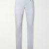 Slim-Fit Straight-Leg Cotton-Blend Trousers Slim-Fit Straight-Leg Cotton-Blend Trousers