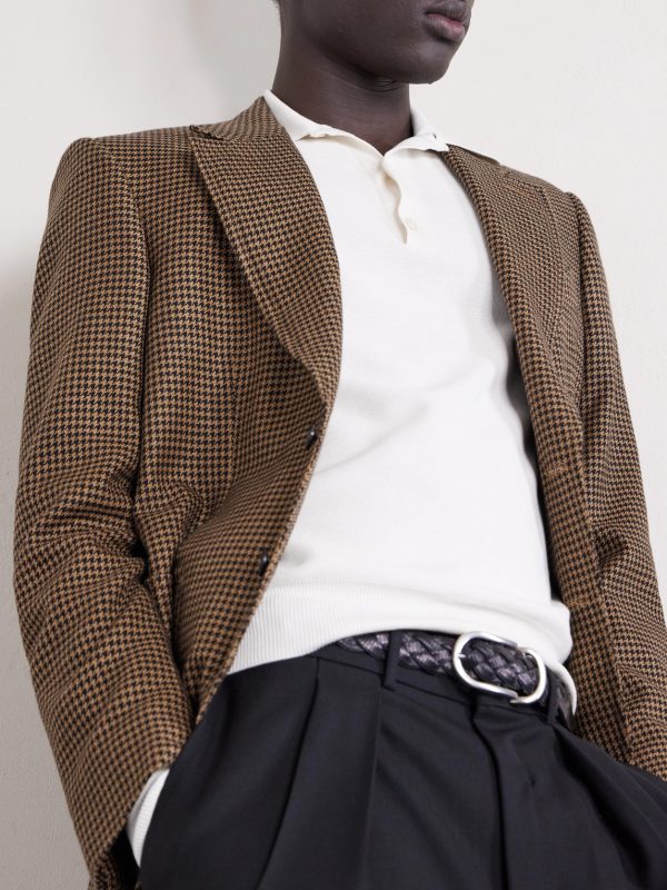 Silk and Cotton-Blend Piqué Polo Shirt - CU Silk and Cotton-Blend Piqué Polo Shirt - CU