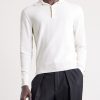 Silk and Cotton-Blend Piqué Polo Shirt - FR Silk and Cotton-Blend Piqué Polo Shirt - FR