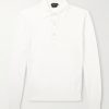 Silk and Cotton-Blend Piqué Polo Shirt Silk and Cotton-Blend Piqué Polo Shirt