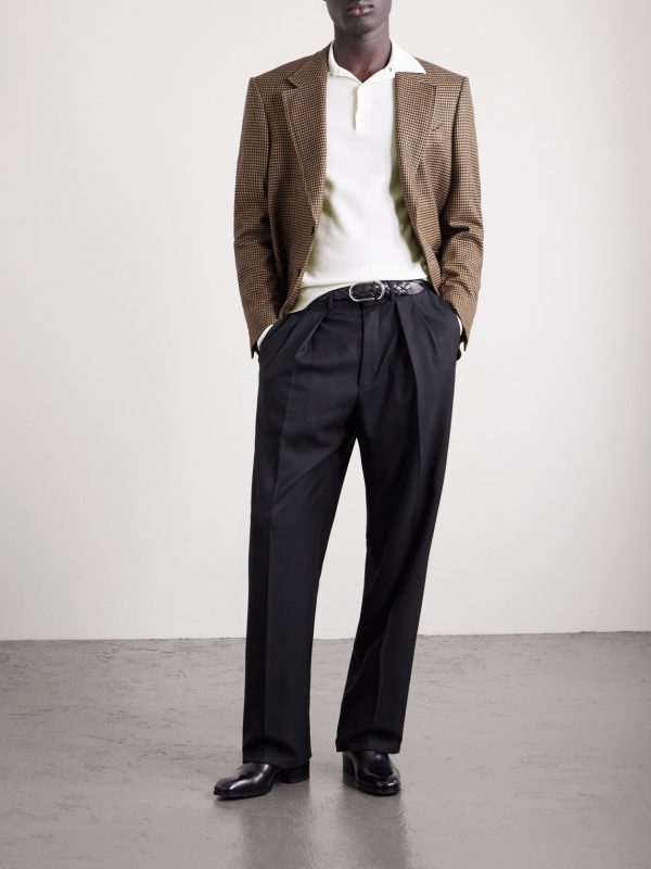 Silk and Cotton-Blend Piqué Polo Shirt - OU Silk and Cotton-Blend Piqué Polo Shirt - OU