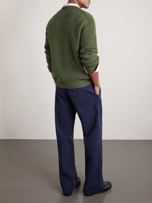 Ribbed Wool Sweater - BK