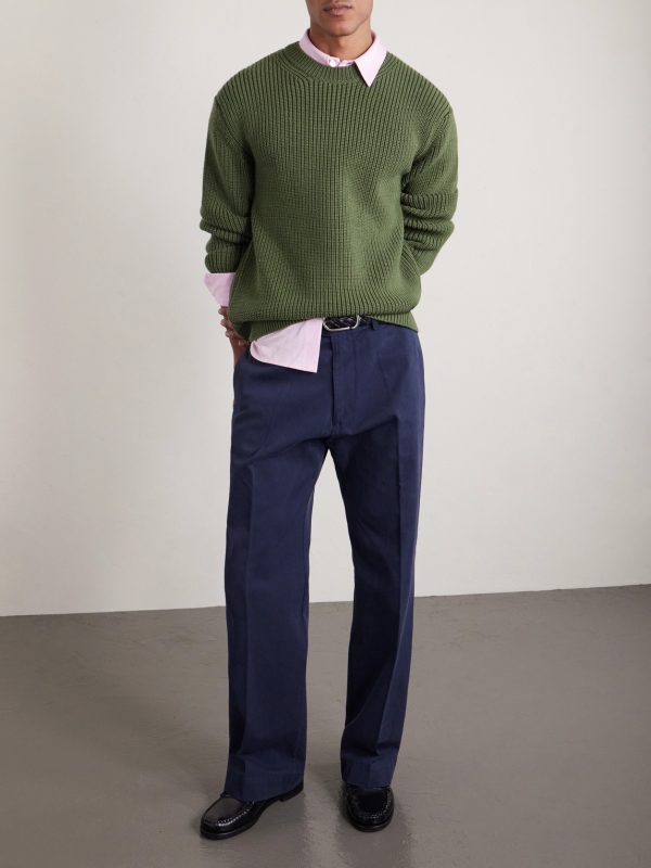 Ribbed Wool Sweater - OU
