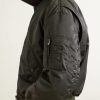 Padded Satin Bomber Jacket - CU Padded Satin Bomber Jacket - CU