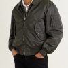 Padded Satin Bomber Jacket - FR Padded Satin Bomber Jacket - FR