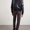 Slim-Fit Cotton-Blend Corduroy Trousers - BK Slim-Fit Cotton-Blend Corduroy Trousers - BK