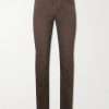 Slim-Fit Cotton-Blend Corduroy Trousers Slim-Fit Cotton-Blend Corduroy Trousers