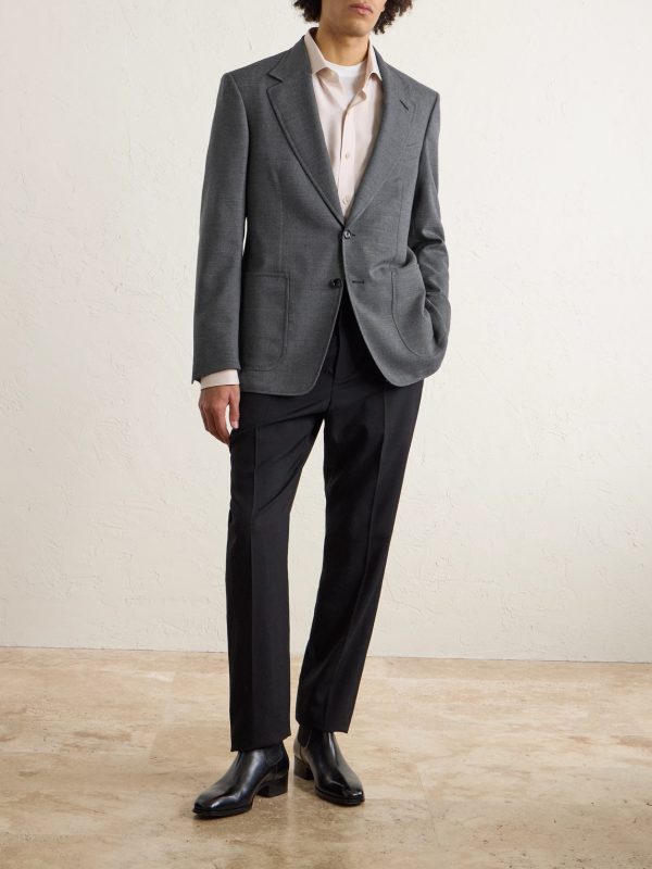 Shelton Wool-Blend Blazer - OU Shelton Wool-Blend Blazer - OU