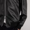 Leather Blouson Jacket - CU Leather Blouson Jacket - CU