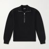 Ribbed Merino Wool Half-Zip Sweater Ribbed Merino Wool Half-Zip Sweater
