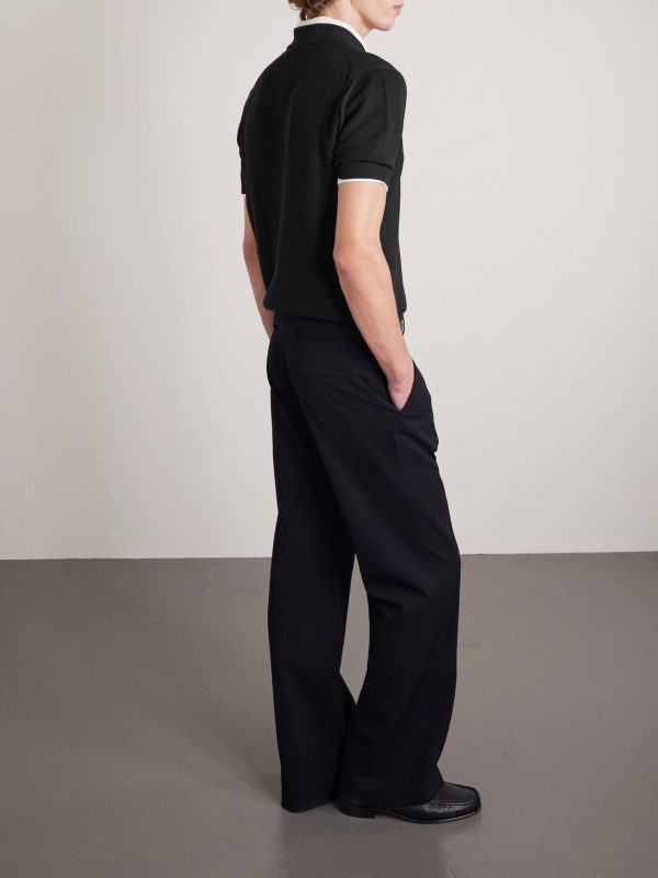 Slim-Fit Lyocell and Cotton-Blend Piqué Polo Shirt - BK Slim-Fit Lyocell and Cotton-Blend Piqué Polo Shirt - BK