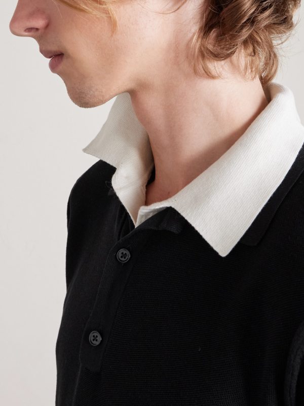 Slim-Fit Lyocell and Cotton-Blend Piqué Polo Shirt - CU Slim-Fit Lyocell and Cotton-Blend Piqué Polo Shirt - CU