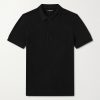 Slim-Fit Lyocell and Cotton-Blend Piqué Polo Shirt Slim-Fit Lyocell and Cotton-Blend Piqué Polo Shirt