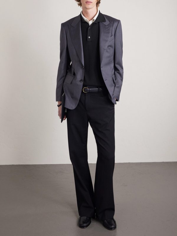Slim-Fit Lyocell and Cotton-Blend Piqué Polo Shirt - OU Slim-Fit Lyocell and Cotton-Blend Piqué Polo Shirt - OU