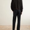 Wide-Leg Cotton-Drill Trousers - BK Wide-Leg Cotton-Drill Trousers - BK