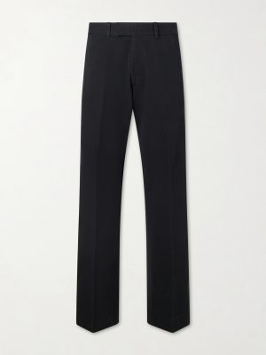 Wide-Leg Cotton-Drill Trousers Wide-Leg Cotton-Drill Trousers